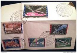 Belgium Cover 1958 World Exhibition In Bruxelles Complete Set  Very Nice  Scarce LUXEMBURG - Gebruikt