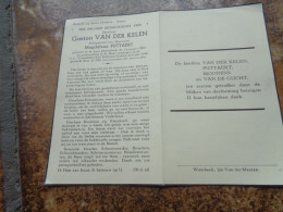 --Doodsprentje/Bidprentje  Gaston VAN DER KELEN  St Jans-Molenbeek 1902-1956 Mijlbeek (Aalst) (Echtg M.PUTTAERT) - Religion & Esotericism