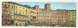 SIENA - FOTOGRAFIA ESCLUSIVA REALIZZATA DALLA DOMENICA DEL CORRIERE - CARTOLINA RETTANGOLARE CM. 23,5X8 - Siena