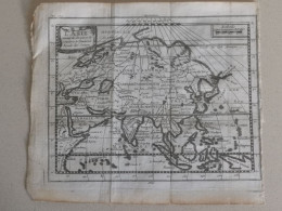 Carte Géographique, Asie, 1760, Sorti Do Livre Géographie Universelle. 19x16 - Geographical Maps