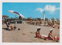 Greece Alexandroupolis-Αλεξανδρούπολη Beach Scene, Lighthouse, View Vintage Photo Postcard RPPc AK (1349) - Greece