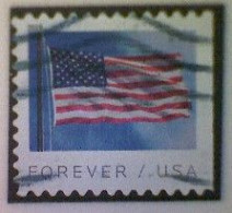 United States, Scott #5345, Used(o) Booklet, 2019, Flag Definitive, (55¢) - Oblitérés