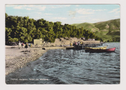 Greece Poros-Πόρος Neorion Beach View, Vintage Photo Postcard RPPc AK (1247) - Greece