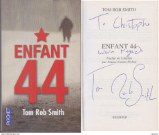 C1  Tom Rob SMITH - ENFANT 44 Envoi DEDICACE Signed RUSSIE URSS Port Inclus France - Other & Unclassified