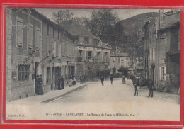 Carte Postale 09. Lavelanet Bureau De Poste Et Hotel Du Parc  Très Beau Plan - Lavelanet