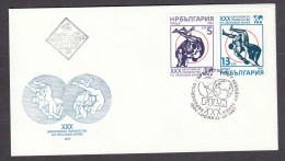 Bulgaria 1987 - European Championships In Freestyle Wrestling, Mi-Nr. 3563/64, FDC - FDC