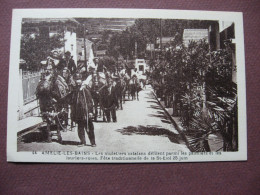 CPA 66 AMELIE LES BAINS Muletiers Catalans Défilent Pendant La Fete Traditionnelle De Sainte Eloi ANIMEE METIERS - Amélie-les-Bains-Palalda