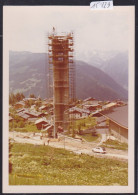 Verbier-Station 1965 : Construction Du Clocher De La Nouvelle église Catholique (15'229) - Verbier