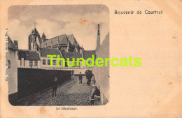 CPA KORTRIJK SOUVENIR DE COURTRAI LE BEGUINAGE NELS SERIE 41 NO 3 - Kortrijk