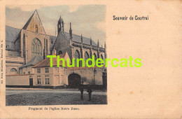 CPA KORTRIJK SOUVENIR DE COURTRAI FRAGMENT DE L'EGLISE NOTRE DAME NELS SERIE 41 NO 5 - Kortrijk