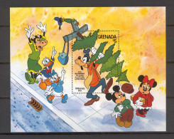 Disney Grenada 1983 Christmas MS MNH - Disney