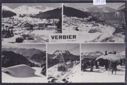 Verbier-Station 1965 : Construction Du Clocher De La Nouvelle église Catholique (15'230) - Verbier