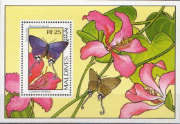 Maldives MNH SS - Papillons