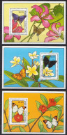 Maldives 3 MNH SSs - Vlinders