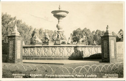 CPA - ROSARIO- PARQUE INDEPENDENCIA - FUENTE ESPANOLA - Argentine