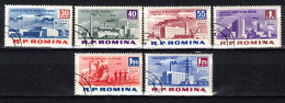 Roumanie 1963 Mi 2137-42  (Yv PA 167-72), Obliteré - Usado