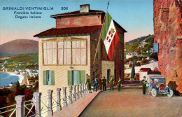 N°552 W -cpa Grimaldi Ventimiglia -frontière Italiana- - Customs