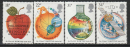 GRANDE BRETAGNE - N°1260/3 ** (1987) Isaac Newton - Unused Stamps
