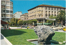 PESCARA - CARTOLINA - PIAZZA SALOTTO - ANNULLO DI FIDENZA (PR) -1977 - Pescara