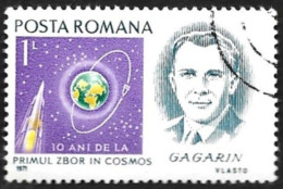 ROUMANIE 1971 - YT 2664 -  Gagarine - Oblitéré - Used Stamps