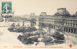 CPA. [75] > TOUT PARIS > N° 92 M - Vue Panoramique Des Tuileries - (1er Arrt.) - Coll. F. Fleury - TBE - Arrondissement: 01