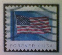 United States, Scott #5345, Used(o) Booklet, 2019, Flag Definitive, (55¢) - Usati