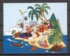 Disney Grenada Gr 1995 Mickey, Donald, Goofy MS MNH - Disney