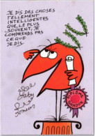 " Les SHADOKS "    Carte Date De Janvier 2000 - Contemporain (à Partir De 1950)