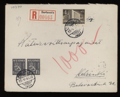 Finland 1944 Sortavala Registered Cover__(10370) - Brieven En Documenten