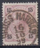 AUSTRIA  AUTRICHE OSTEREICH FRANZ JOSEPH CACHET GRUSS HARRAS - Usados