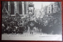 Cpa Louvain ; Grand Cortège Du 19.04.1908 - Le Char De La Construction De L'abattoir - Leuven