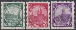 DDR Mi 524-26 750 Jahre Dresden 1.6.1956 - Oblitérés