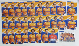 40141 Lotto 29 Cartoline - Squadra Ciclismo Rabo Pro Team 2008 Olanda - Cyclisme