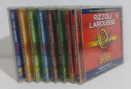 27210 8 CD ROM - Enciclopedia Multimediale RIZZOLI LAROUSSE 2001 - Altri & Non Classificati