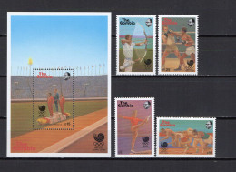 Gambia 1988 Olympic Games Seoul, Archery, Boxing, Athletics Set Of 4 + S/s MNH - Summer 1988: Seoul