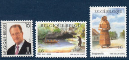 Belgique België, **, Yv 2639, 2640, 2641; Mi 2691, 2692, 2693, SG 3327, 3328, 3329, - Nuovi