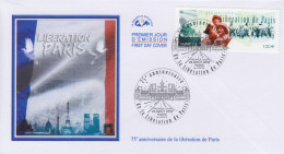 Enveloppe  FDC   1er  Jour   FRANCE    75éme  Anniversaire   Libération   De   PARIS    2019 - 2010-2019