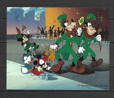 Disney Grenada Gr 1996 St. Patrick's Day Parade MS MNH - Disney