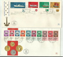 14 FDC ISRAELE1957/58/59 FIRST DAY COVERS - FDC