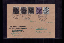 Brief All. Besetzung Schönebach Nach Magdeburg 1948 - Storia Postale