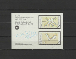 Germany 1988 Olympic Games Seoul / Calgary, Tennis Vignette MNH - Summer 1988: Seoul