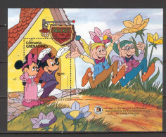 Disney Grenada Gr 1985 The Elves And The Shoemaker MS MNH - Disney