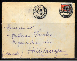 C457 - N° 271 SUR LETTRE DE BOUGIE CONSTANTINE DU 03/10/51 POUR HAYANGE - Cartas & Documentos