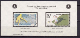 Germany 1988 Olympic Games Seoul / Calgary, Tennis Vignette MNH - Estate 1988: Seul