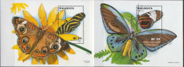 Maldives 2 MNH SSs - Butterflies