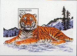 Maldives MNH SS - Raubkatzen