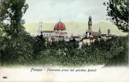 CPA - FIRENZE - PANORAMA  PRESO DAL GIARDINO BOBOLI - Firenze (Florence)