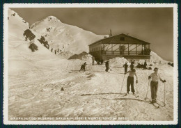 Biella Oropa Monte Tovo Nevicara Sci Foto FG Cartolina MZ2160 - Biella