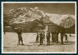 Biella Oropa Santuario Sci Foto FG Cartolina MZ2161 - Biella