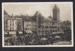 Basel Marktplatz - Belebt - 1926 - Autres & Non Classés